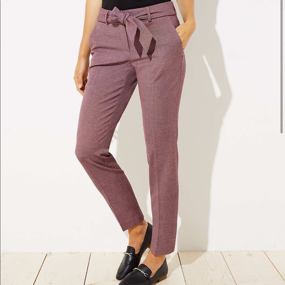 slim tie waist pencil pants in marisa fit
